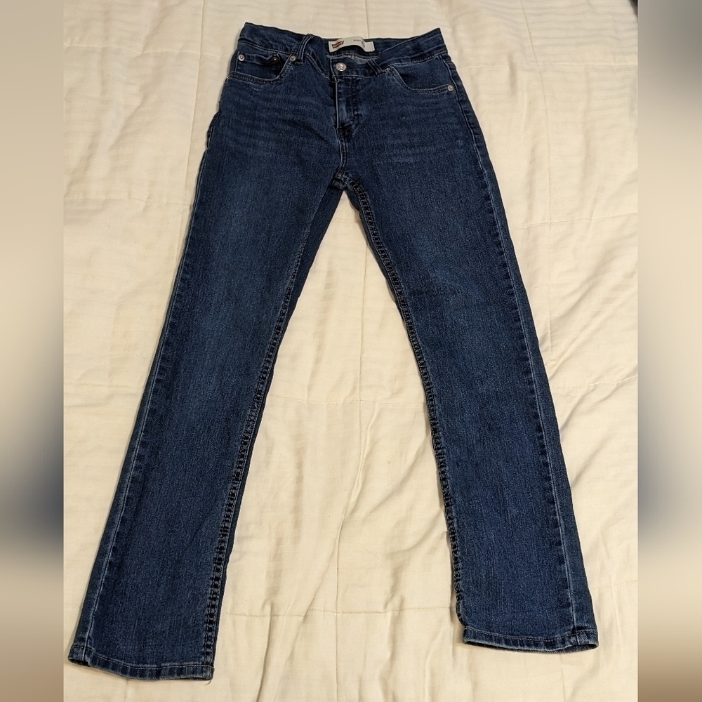 Levi's 511 slim dark wash blue jeans size 27 X 29 (see description)